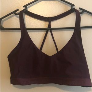 🌻 Maroon Under Armour Sport Bra Bralette Small